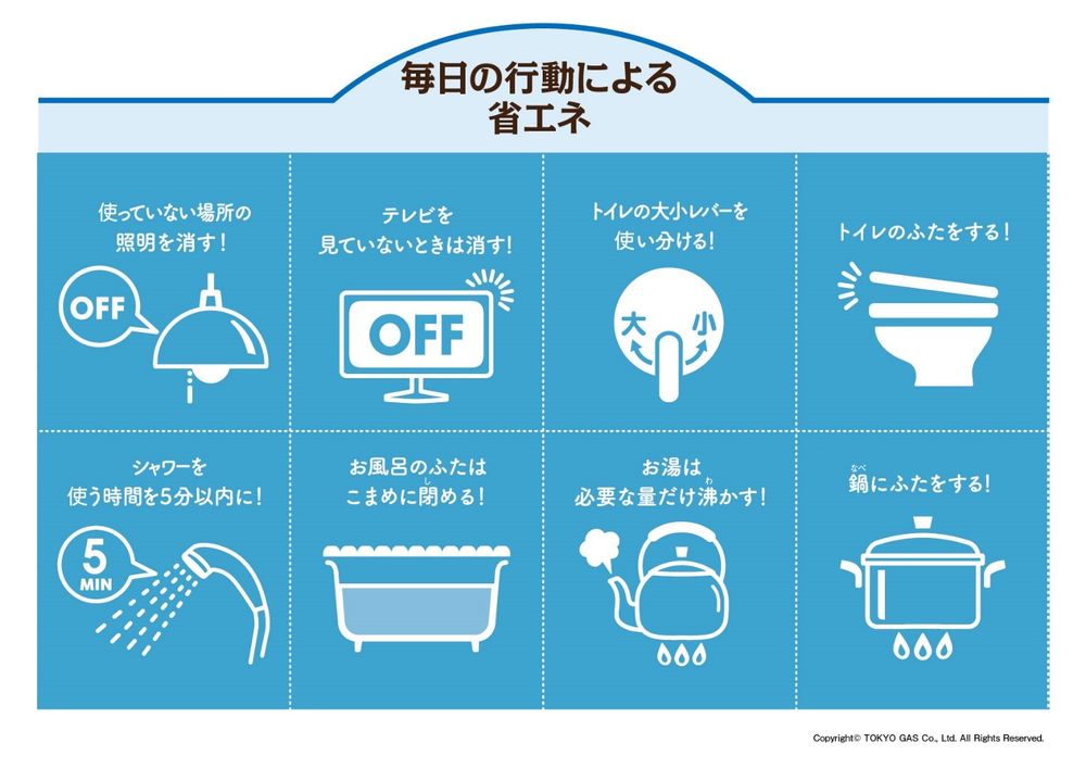 省エネ行動シール