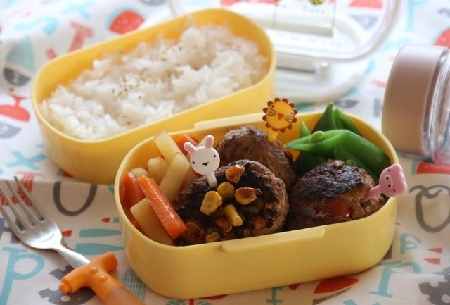 野菜入りミニバーグ弁当