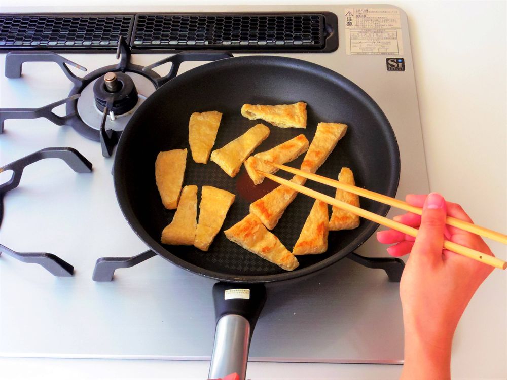 フライパンで焼く