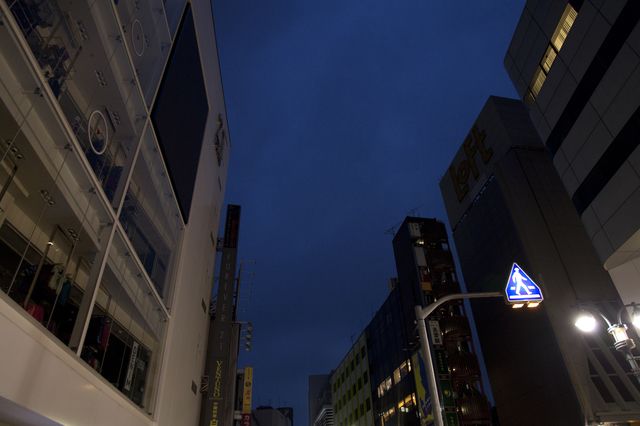 節電中の渋谷